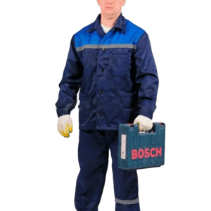 Костюм рабочий усиленный с полукомбинезоном