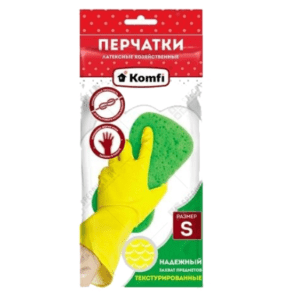 Перчатки хозяйственные латексные без х/б напыления