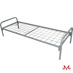Кровать металлическая односпальная С-С1 (К-1.700СП 100х100 эконом)